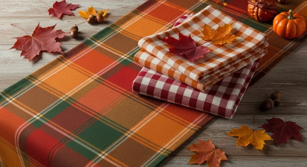 20 Fall Kitchen Decor Ideas to Refresh Your Space This Season 6 Incorporate Fall-Themed Textiles-min