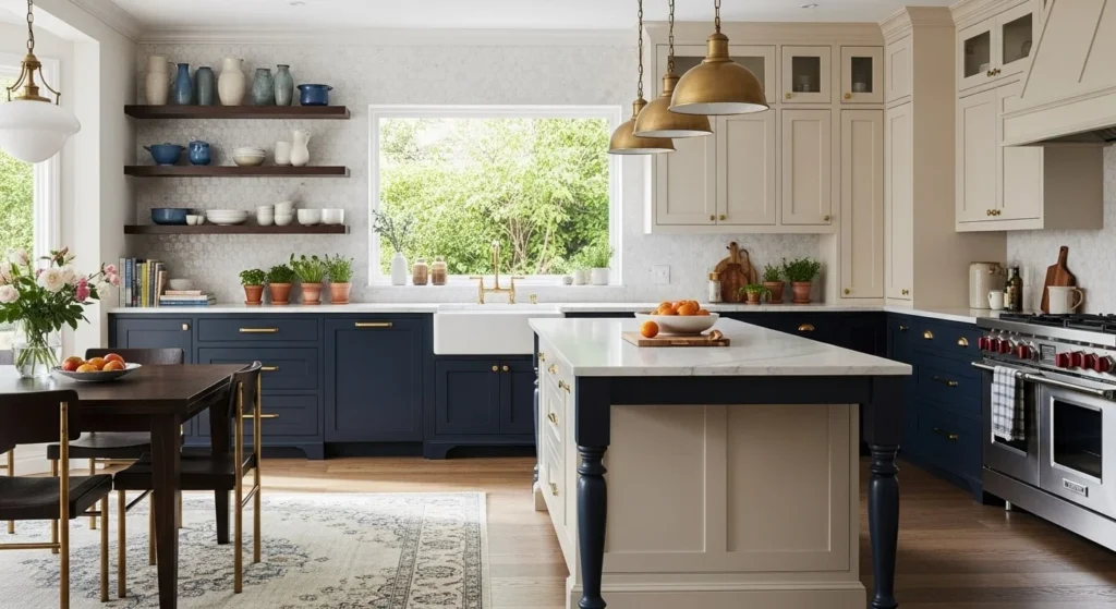 10 Eclectic Kitchen Ideas to Transform Your Space 12 Keep It Balanced and Intentional-min
