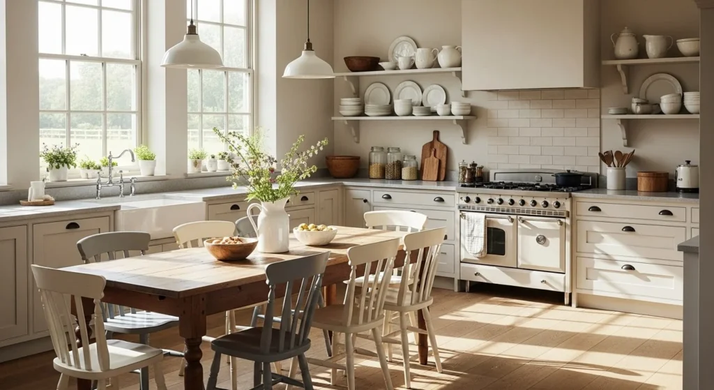 15 Modern Farmhouse Kitchens Ideas to Elevate Your Home Design 17 Keep It Light and Airy-min