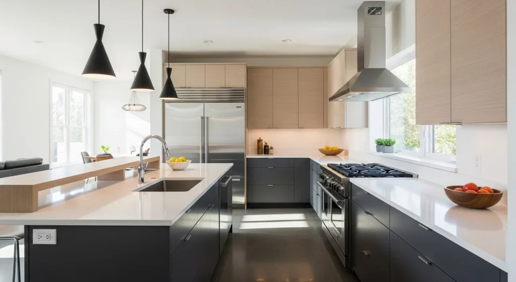 9 L-Shaped Kitchen Ideas to Maximize Space and Style 2 L-Shaped Kitchen Ideas to Maximize Space and Style-min