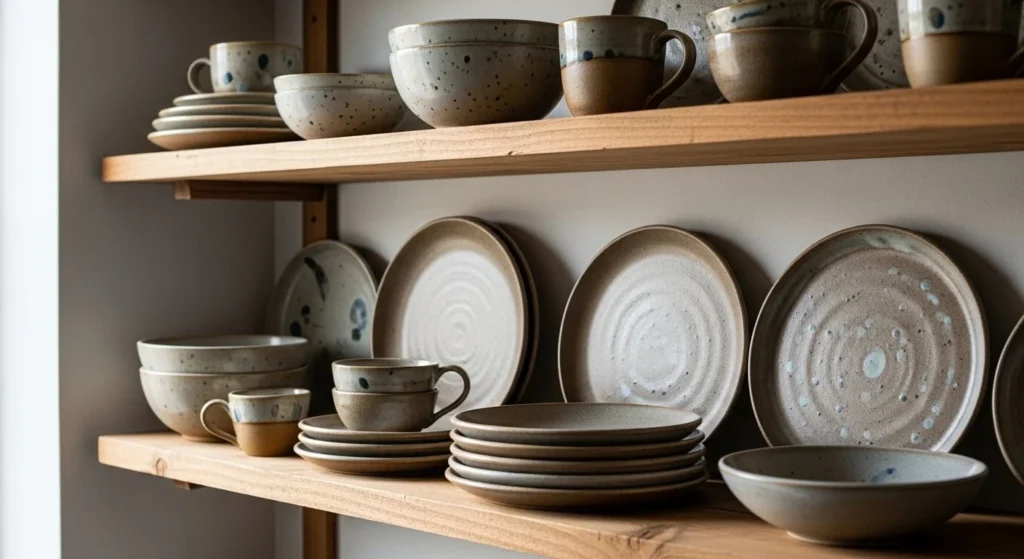 13 Earthy Kitchen Ideas to Transform Your Space with Natural Elements 12 Natural Stoneware and Ceramics-min