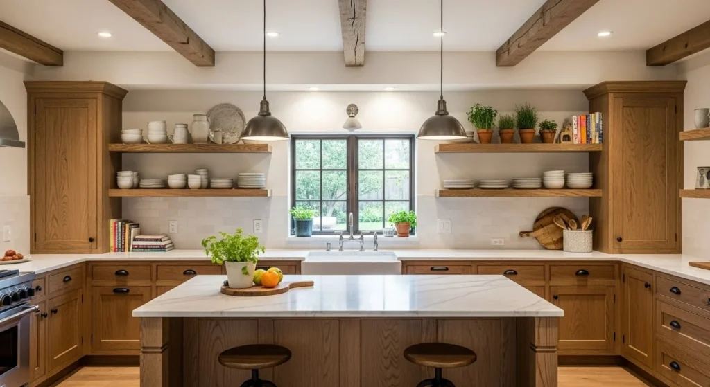 13 Earthy Kitchen Ideas to Transform Your Space with Natural Elements 4 Natural Wood Finishes-min