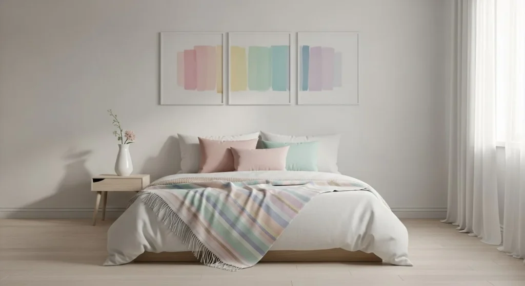 15 Pastel Bedroom Ideas for a Soft and Calming Look 14 Pastel Minimalism-min
