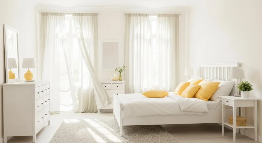 15 Pastel Bedroom Ideas for a Soft and Calming Look 8 Pastel Yellow Cheer-min