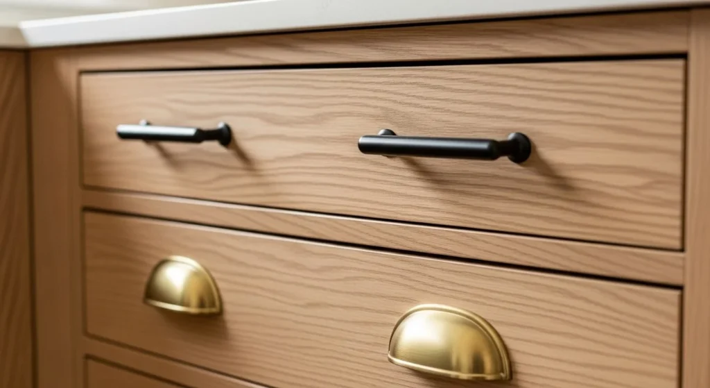 7 Kitchen Cabinet Makeover Ideas to Refresh Your Space 4 Replace Old Hardware-min