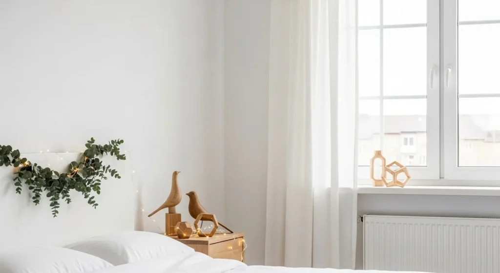 15 Holiday Bedroom Decor Ideas to Create Festive Cheer 4 Scandi Minimal Holiday-min