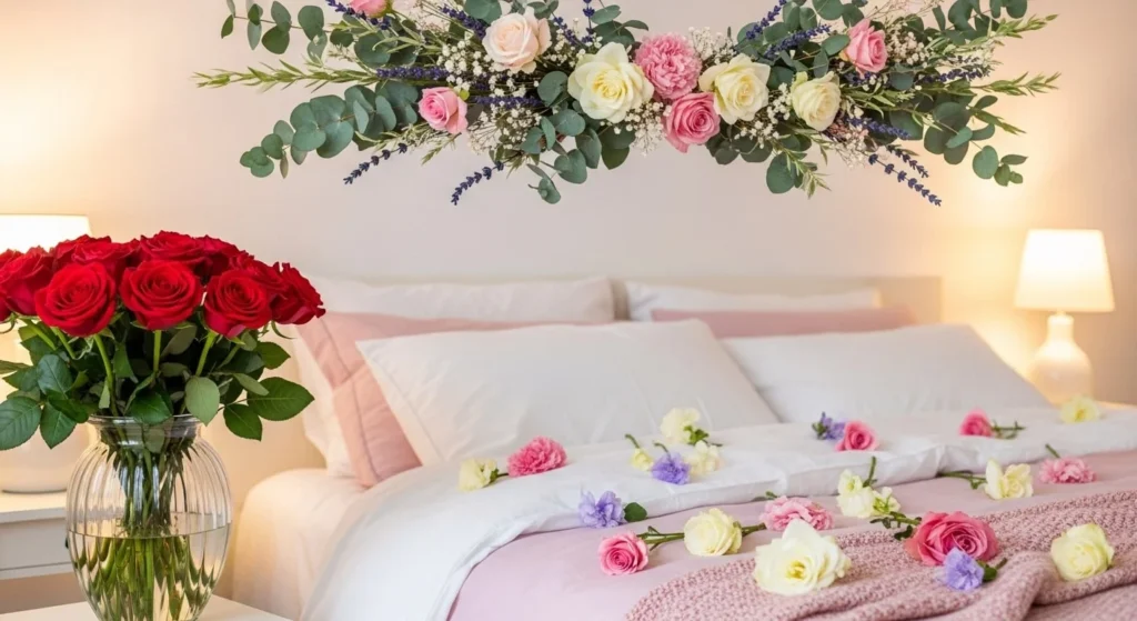 10 Valentine Day Bedroom Ideas for a Romantic Touch 6 Soft Floral Accents-min