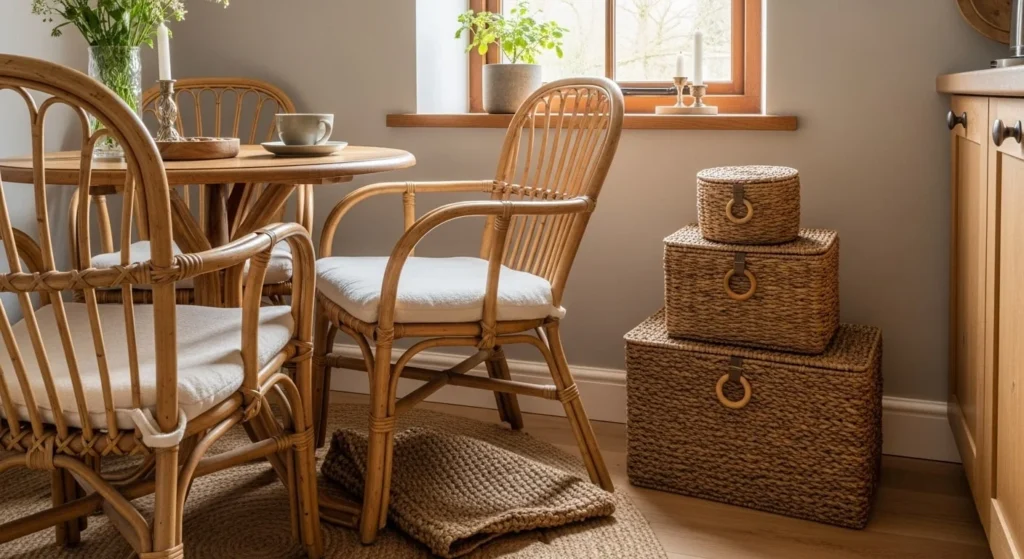 13 Earthy Kitchen Ideas to Transform Your Space with Natural Elements 8 Woven and Organic Textures-min